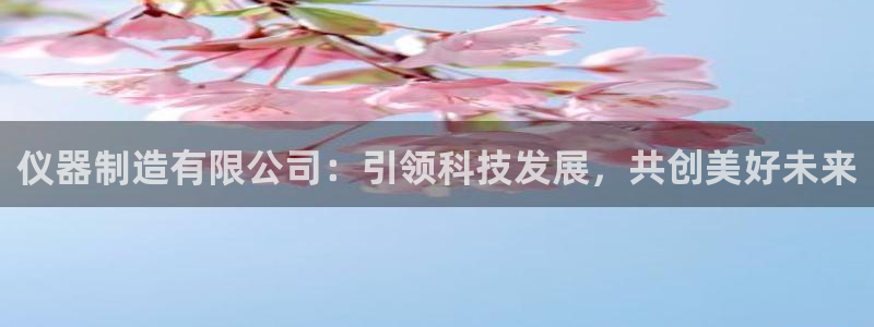 世欧星途娱乐：仪器制造有限公司：引领科技发展，共创美好未来