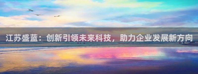 星欧娱乐主管：江苏盛蓝：创新引领未来科技，助力企业发展新方向