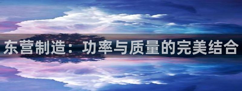 星欧娱乐旗下艺人名单：东营制造：功率与质量的完美结合
