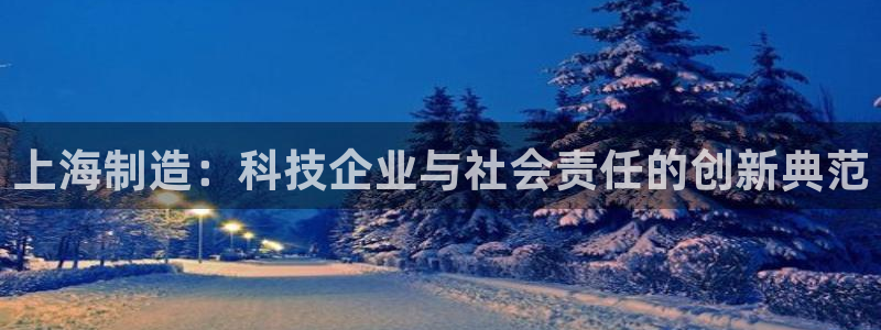 星欧娱乐文化无锡：上海制造：科技企业与社会责任的创新典范