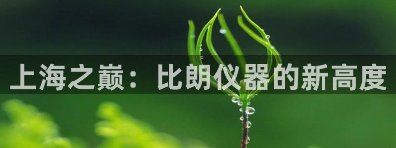 星欧娱乐最新优惠活动：上海之巅：比朗仪器的新高度