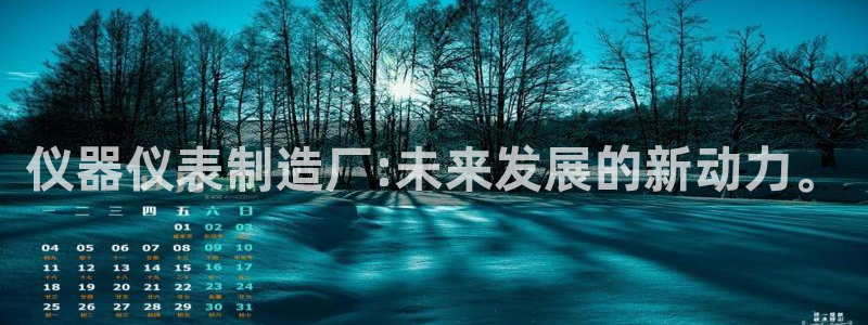 欧亿2娱乐诗星22650j：仪器仪表制造厂:未来发展的新动力