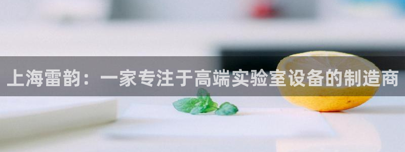 星欧娱乐主管招商中：上海雷韵：一家专注于高端实验室设备的制造